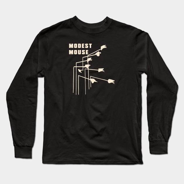 Modest Mouse - Flower Long Sleeve T-Shirt by Matahari Store